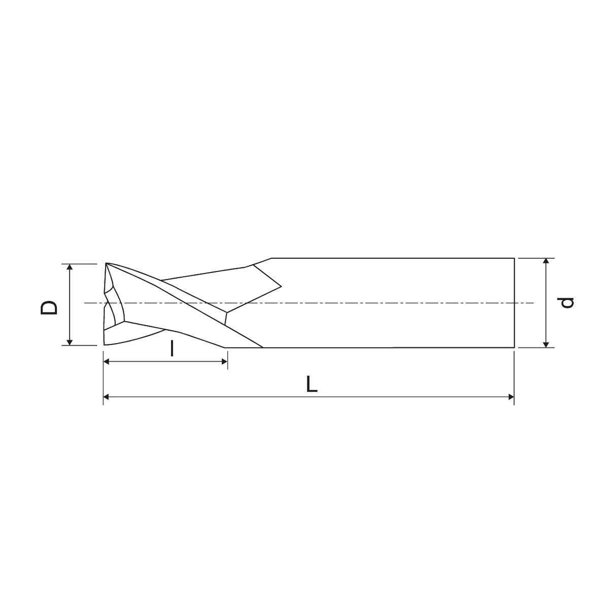 Freze cu cap pentru aschiere in carbid solid Z2 universal cu taiere centrala KERFOLG - sefira.ro