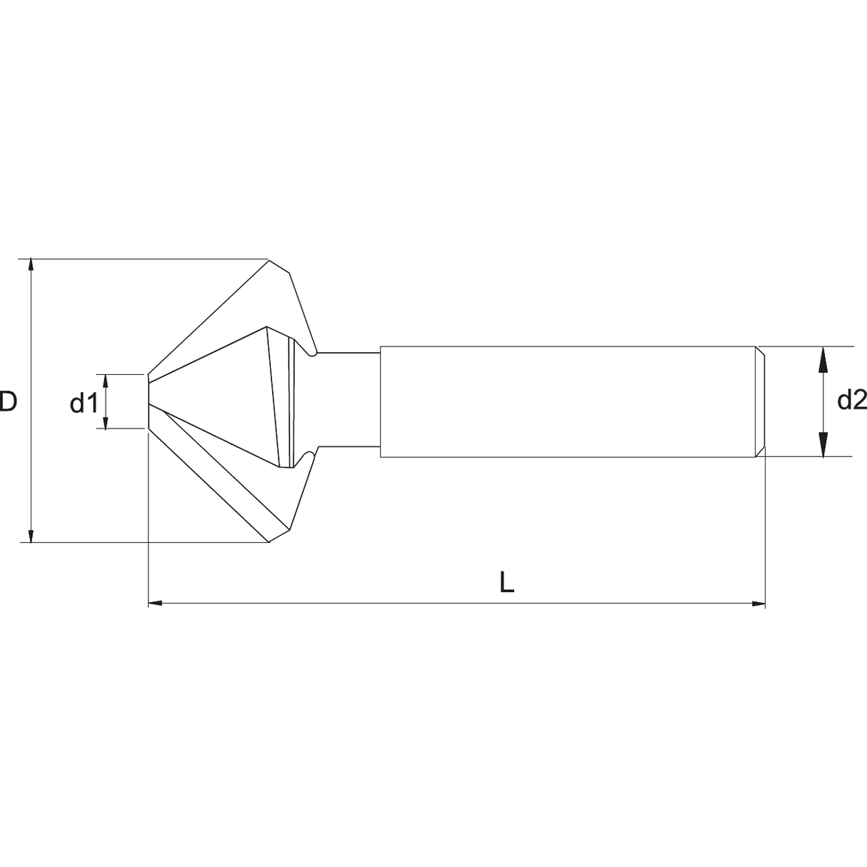 Tesitoare HSS 90° KERFOLG Z3 - sefira.ro