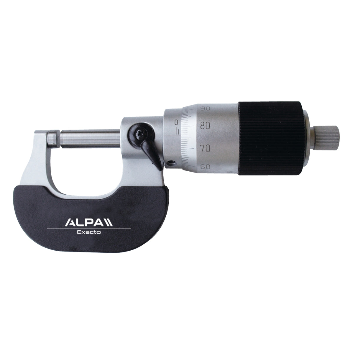 Micrometru extern cu ax 8 0-200 ALPA EXACTO - sefira.ro