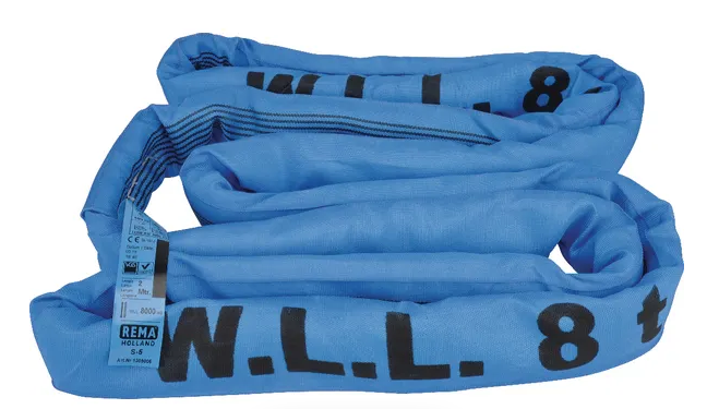 Chinga de ridicare circulatara, tubulara,tipS5, 5000kg, rosu, 1m, REMA - sefira.ro