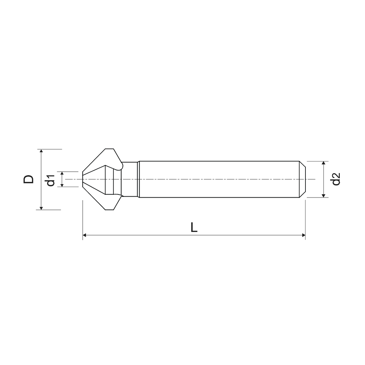 Tesitoare HSS 90° cu pas variabil KERFOLG Z3 - sefira.ro