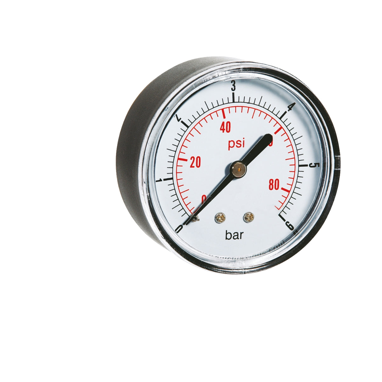 Manometru de presiune uscata in carcasa ABS conexiune spate - sefira.ro