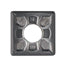 Placuta indexabila strunjire SNMG 90º negativa - 8550 - SNMG-120408-ZNF-C-S25 IZAR