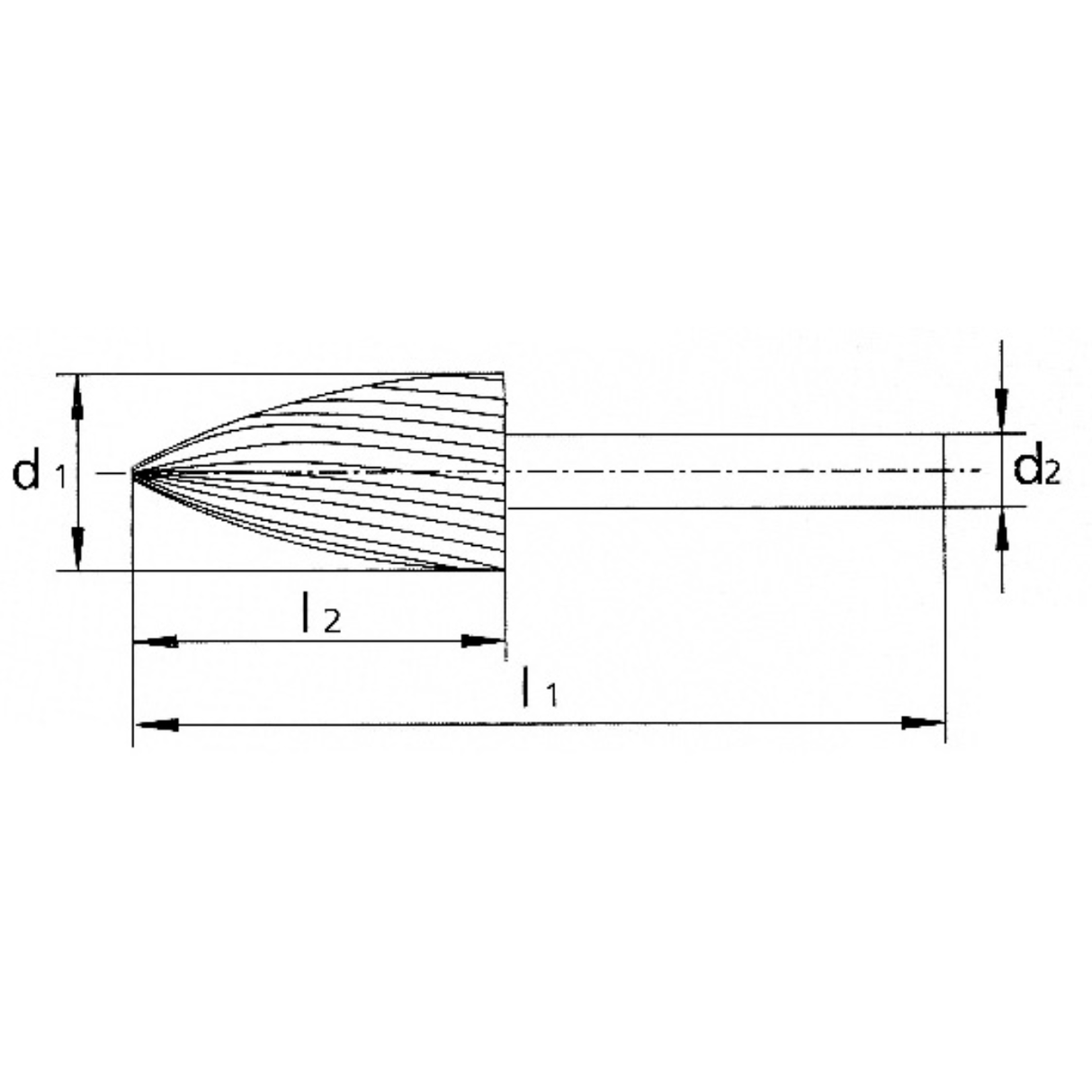Freza Biax din HSS PFERD K - sefira.ro
