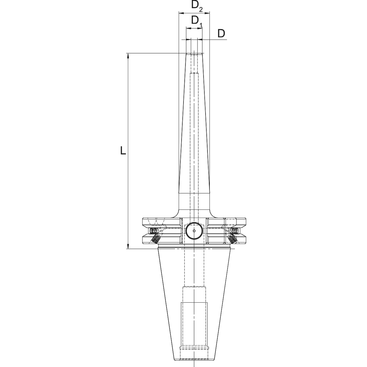 Portscule subtiri DIN 69871 SK 40 forma AD+B EROGLU - sefira.ro