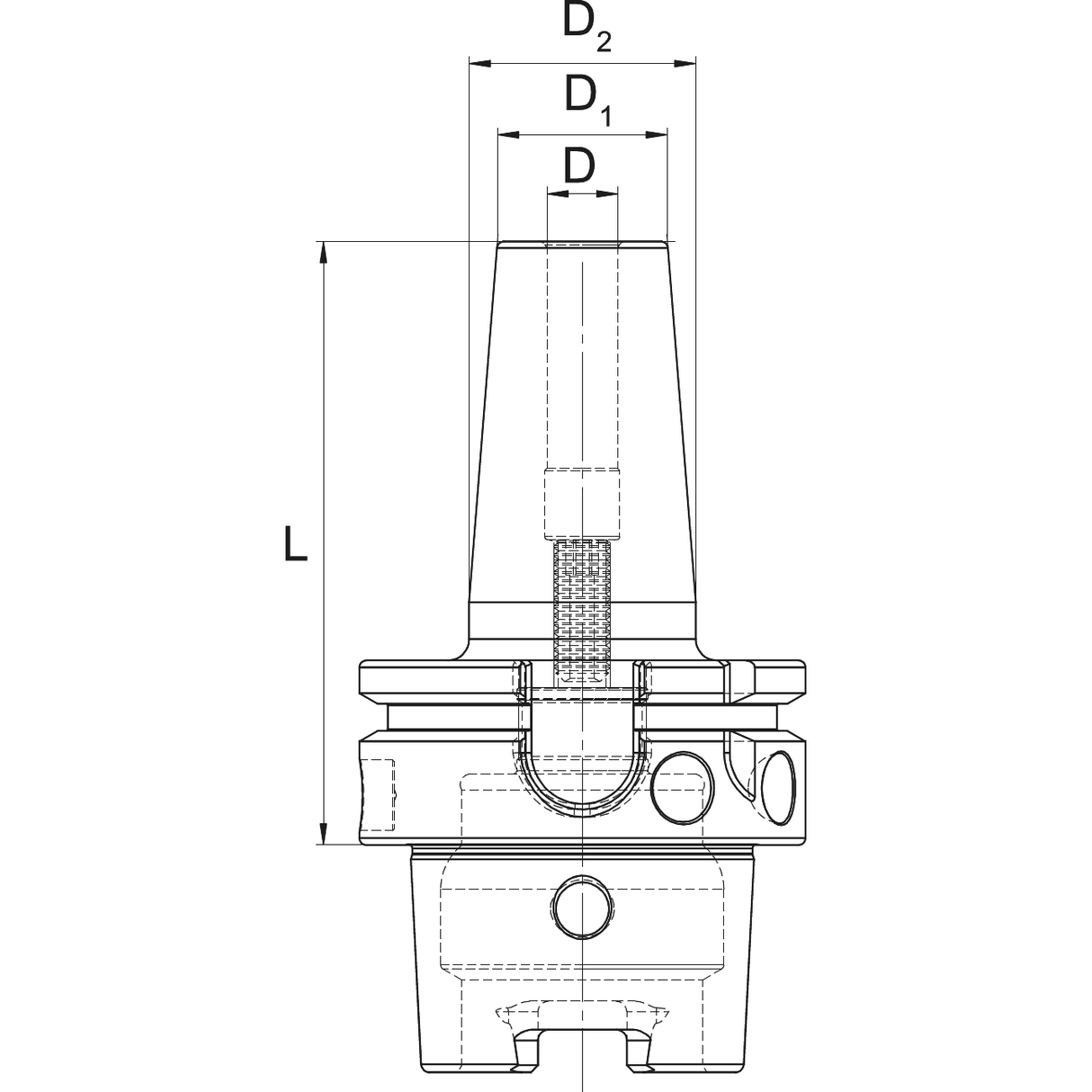Portscula cu fixare prin contractie DIN 69893 HSK A EROGLU - sefira.ro