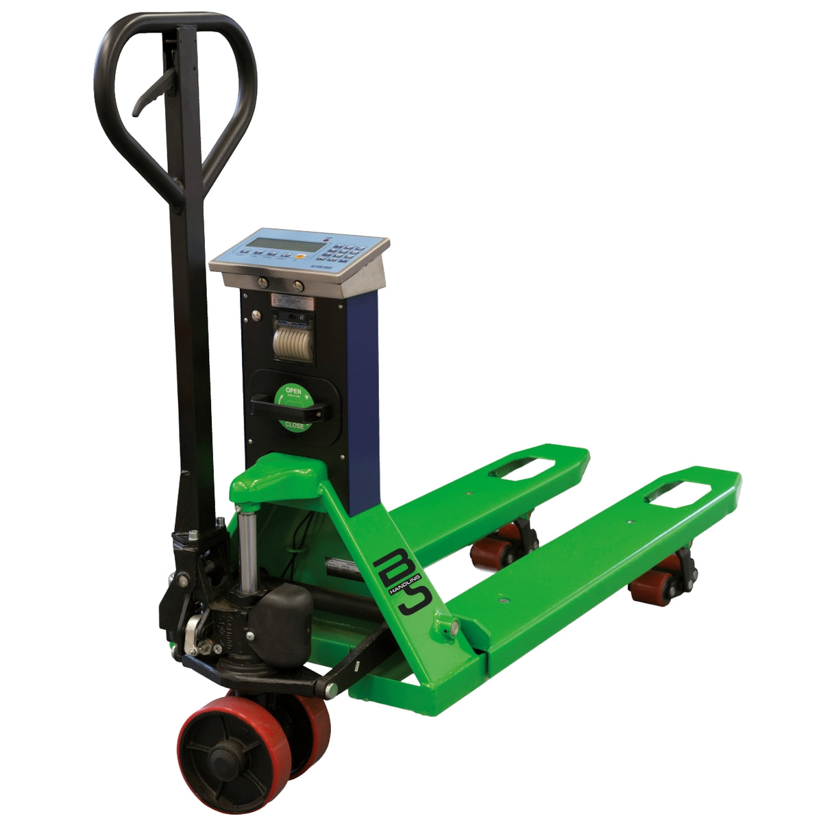 Cantarea transpaletelor cu imprimanta B-HANDLING - sefira.ro