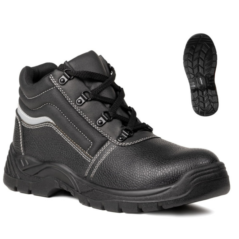 Bocanci de protectie cu bombeu, NACRITE, S1P SRC, marimea 35, negru, COVERGUARD - sefira.ro