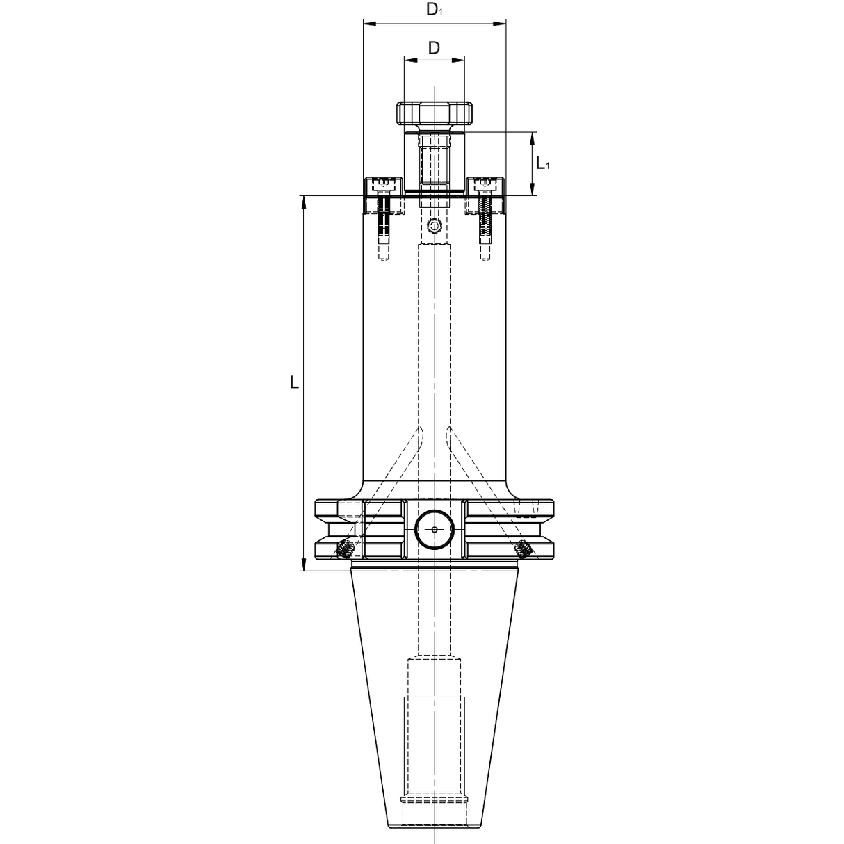 Portscula pentru Cap frezat cu antrenare fixa DIN 69871 SK 40 AD+B EROGLU - sefira.ro