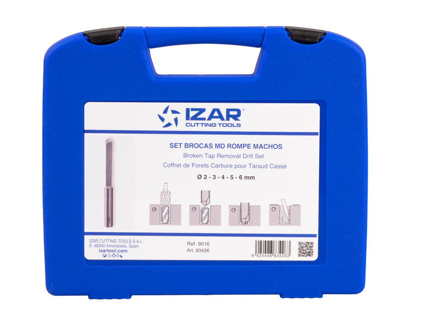 Burghiu pentru extragere de tarozi - 9016 - Set 2-3-4-5-6 mm IZAR