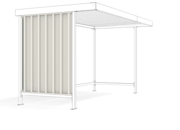 Acoperis Leipzig L14 4300x2200x2350,RAL9002 - sefira.ro