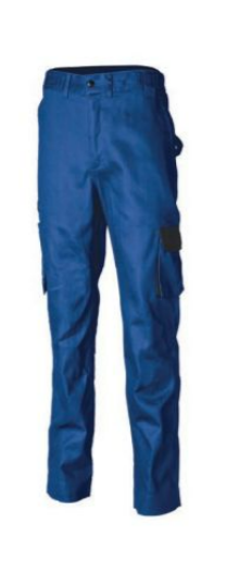 PANTALONI PE TALIE COMMANDER, ALBASTRU REGAL 100% BUMBAC M ( - sefira.ro