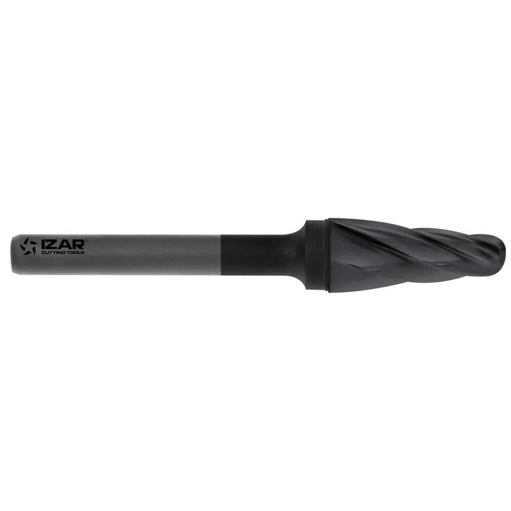 Freza Biax carbura tip L BALL-NOSED-CONE - 9267 - 12.70X06.00 mm DENT.1 - ALTIN IZAR