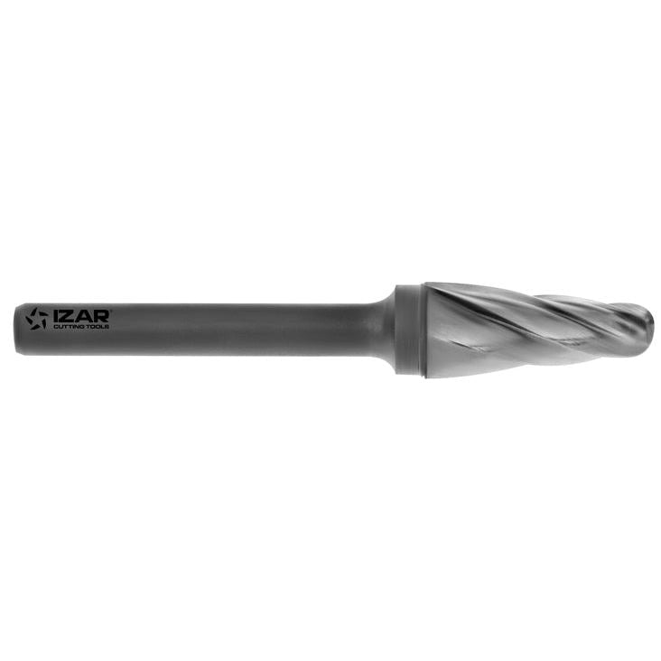 Freza Biax carbura tip L BALL-NOSED-CONE - 9267 - 12.70X06.00 mm DENT.1 IZAR