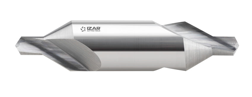 Burghiu SOLID din carbura DIN333A centrare - 9310 - 02.00X05.00 mm IZAR