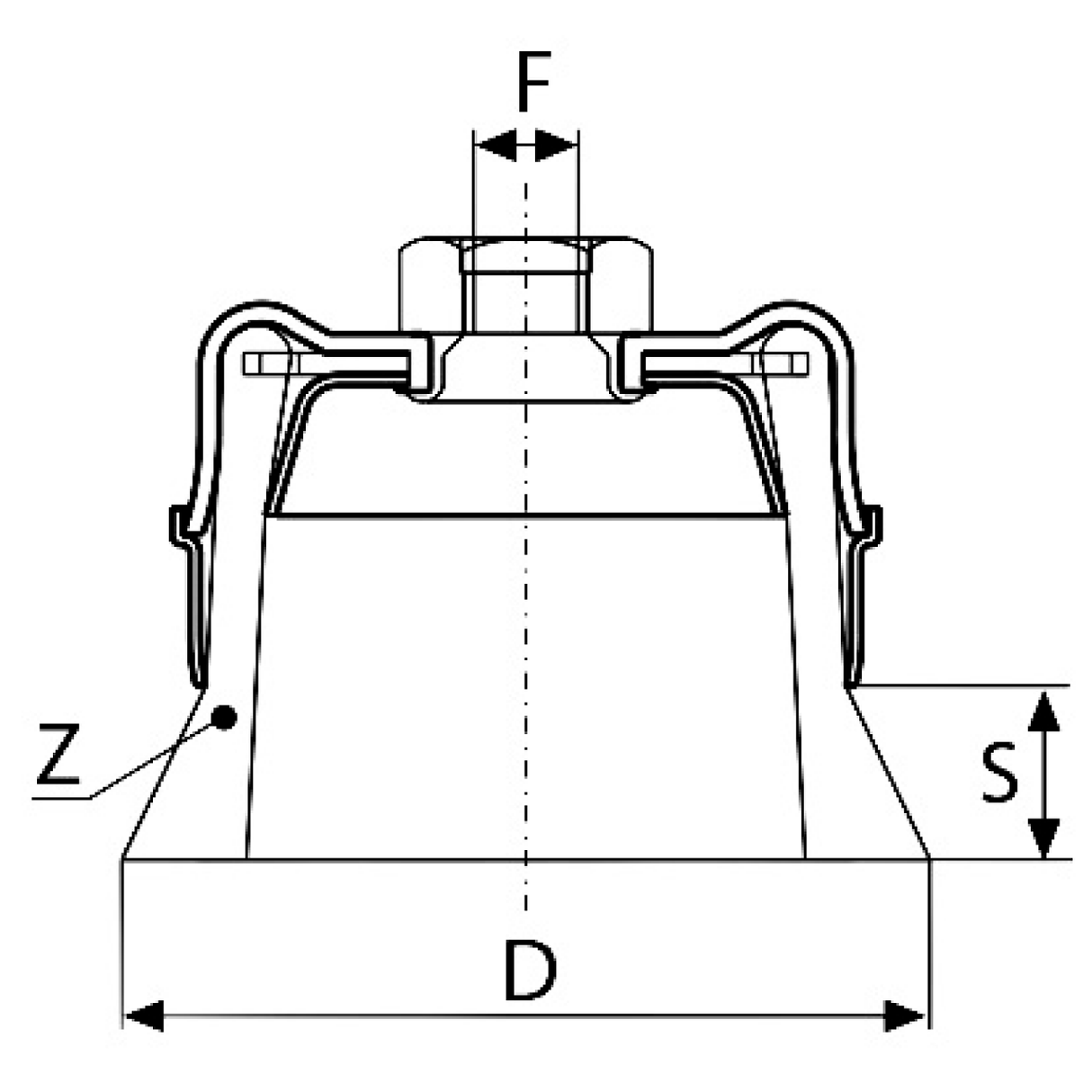 Perii cu cupa cilindrica cu nod rasucit - sefira.ro
