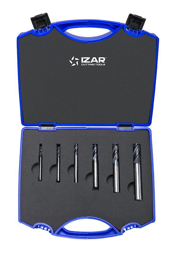 Freza Micrograin DIN6528N 4Z - 9401 - Set AZUL 4-5-6-8-10-12 CROMAX - CROMAX IZAR