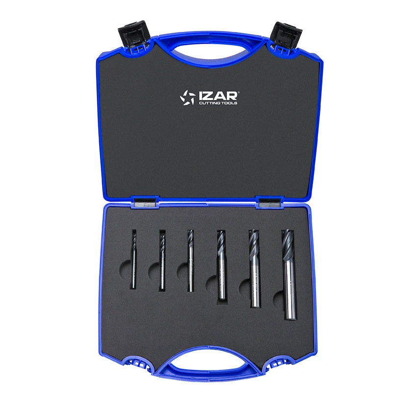 Freza Micrograin DIN6528N 4Z - 9401 - Set AZUL 4-5-6-8-10-12 CROMAX - CROMAX IZAR