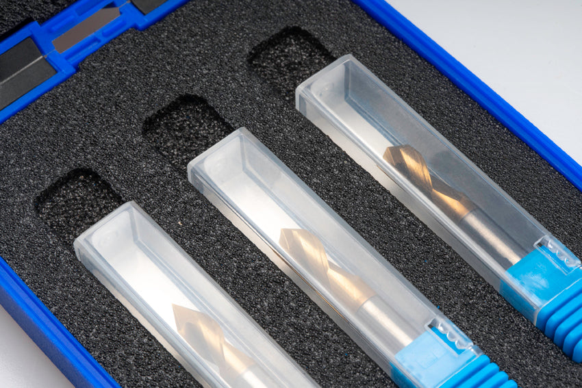 Freza tip V 2Z - 9450 - Set 06.00 mm (60º-90º-120º) - SUA IZAR