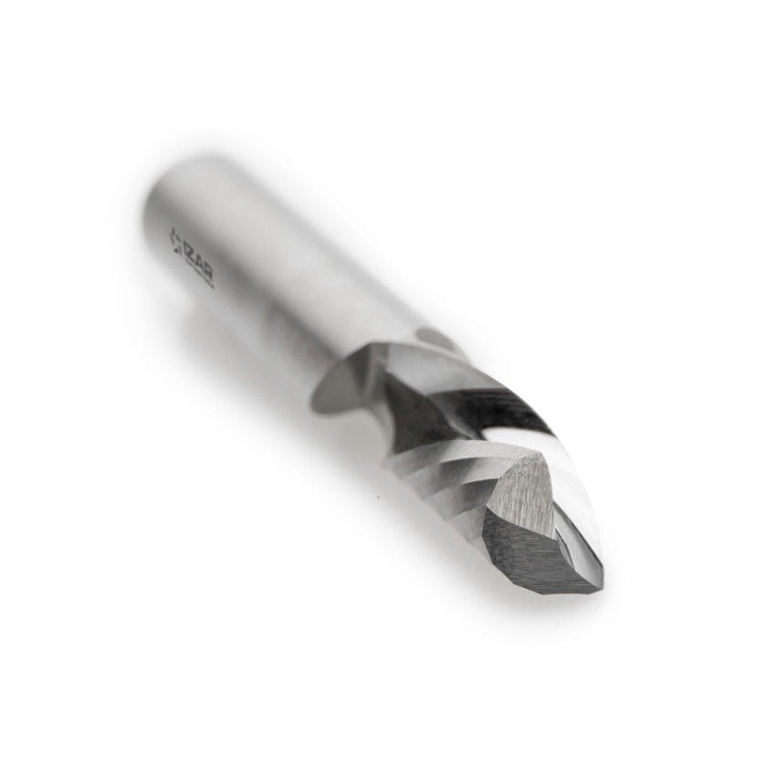 pe stanga de mana Freza polished Micrograin 1Z Aluminiu lung - 9466 - 10.00 mm x l52 - IRIS IZAR