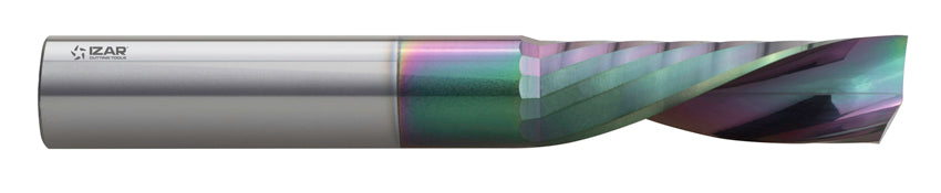pe stanga de mana Freza polished Micrograin 1Z Aluminiu - 9456 - 08.00 mm - IRIS IZAR