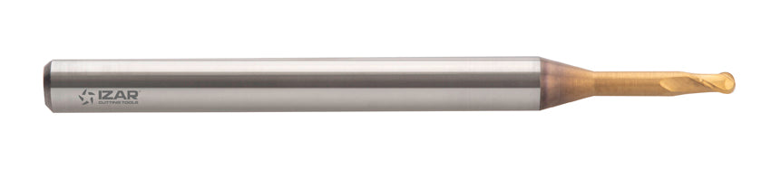 MICRO Freza GRAIN UF 2Z BALL NOSE - 9475 - 00.80 mm l1=04.00 R=00.40 - SUA IZAR