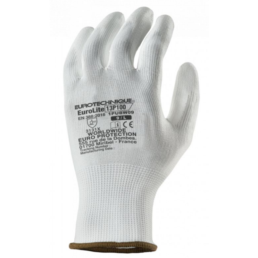Manusi de protectie pentru precizie EUROLITE, marimea 6, alb, EUROTECHNIQUE - sefira.ro