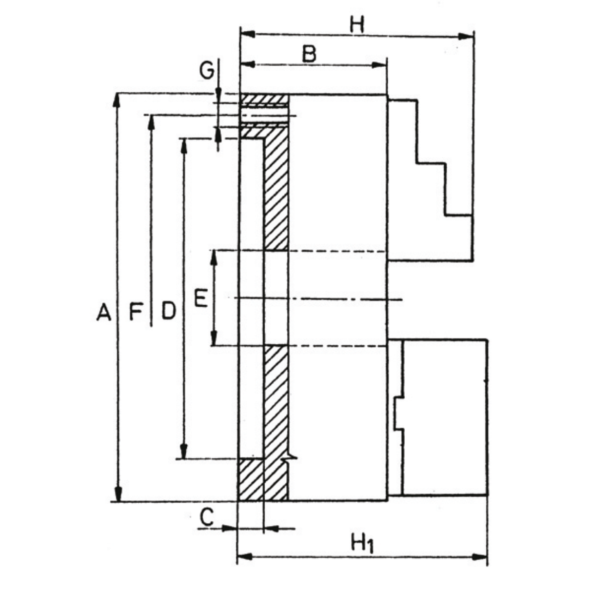 Portscula autocentrante dublu ghidate 3 falci si 3 cleme FIAL 264 - sefira.ro