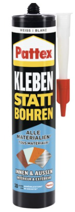 Adeziv cu dozator Pattex, lipire în loc de găurire, 133g, PATTEX® - sefira.ro