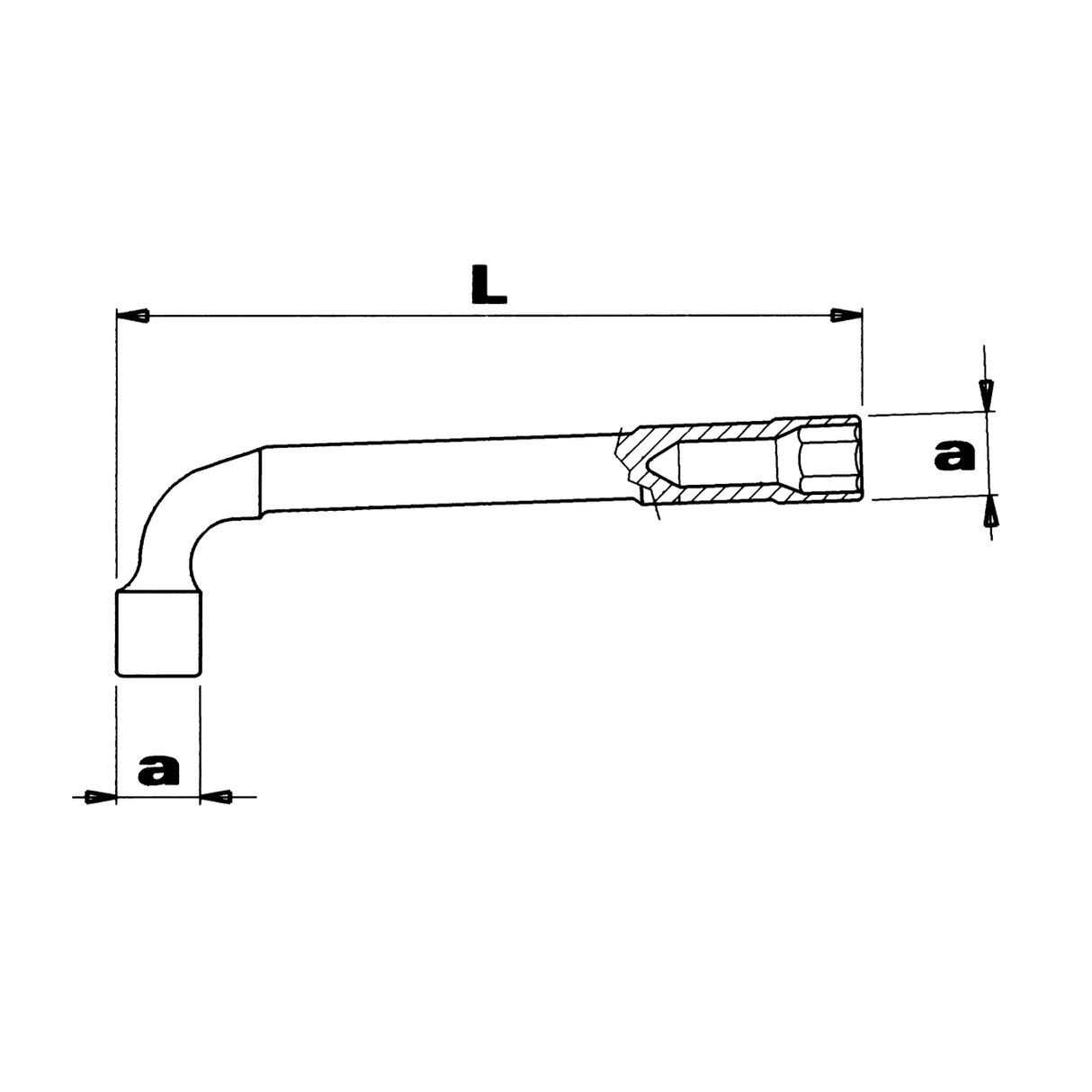 Chei tubulare offset cu doua capete Heavy Duty WODEX WX1860 - sefira.ro
