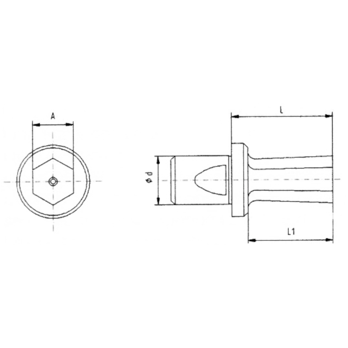 Brose KERFOLG pentru gauri hexagonale A 12 - sefira.ro