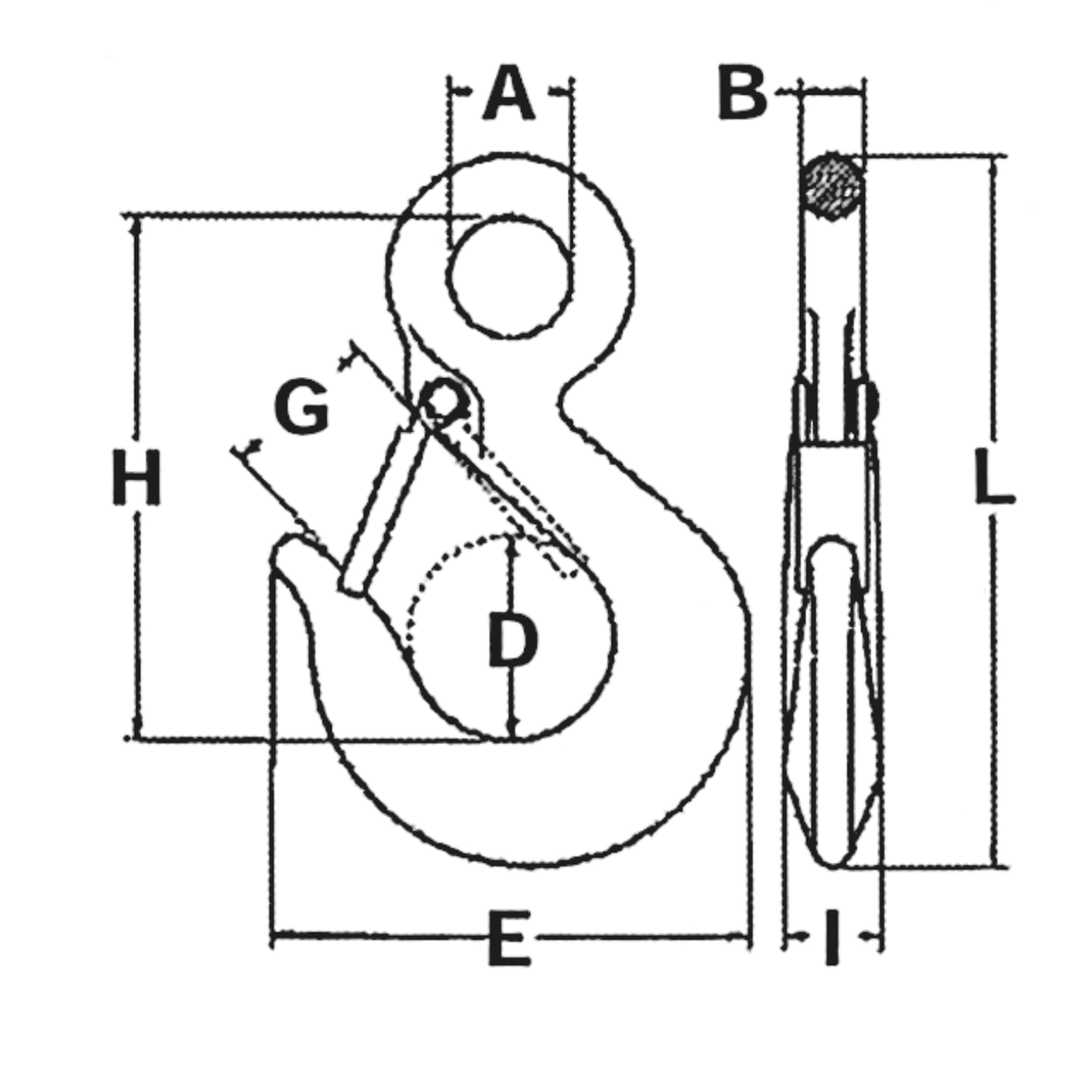 Cheie clichet cu inchizatoare de siguranta pentru ridicarea lanturilor - sefira.ro
