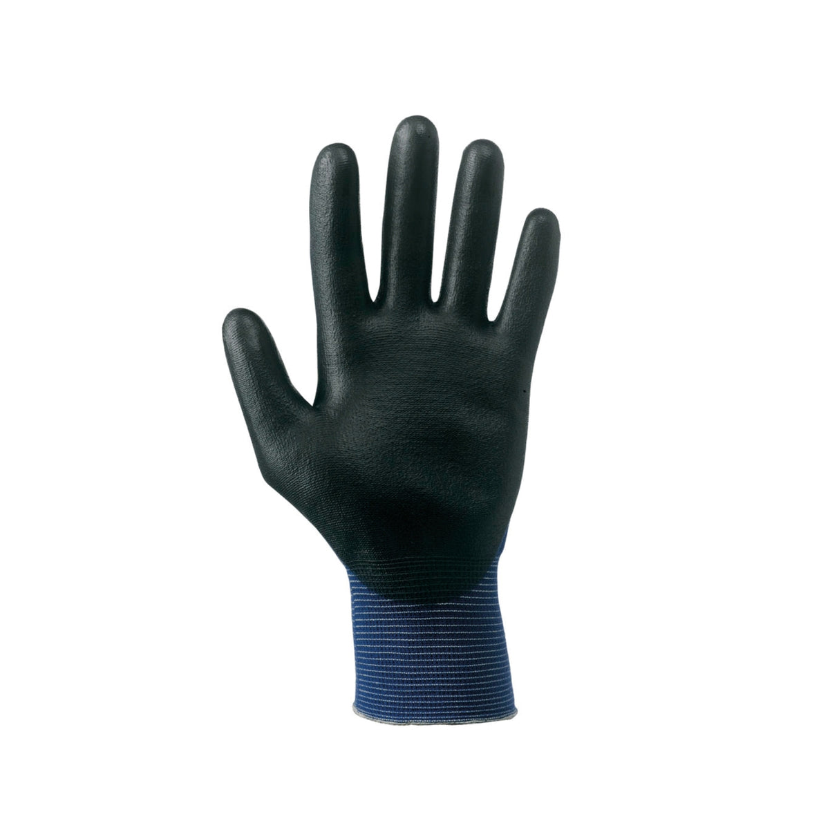 Manusi de lucru din nailon acoperit cu poliuretan albastru/negru - sefira.ro
