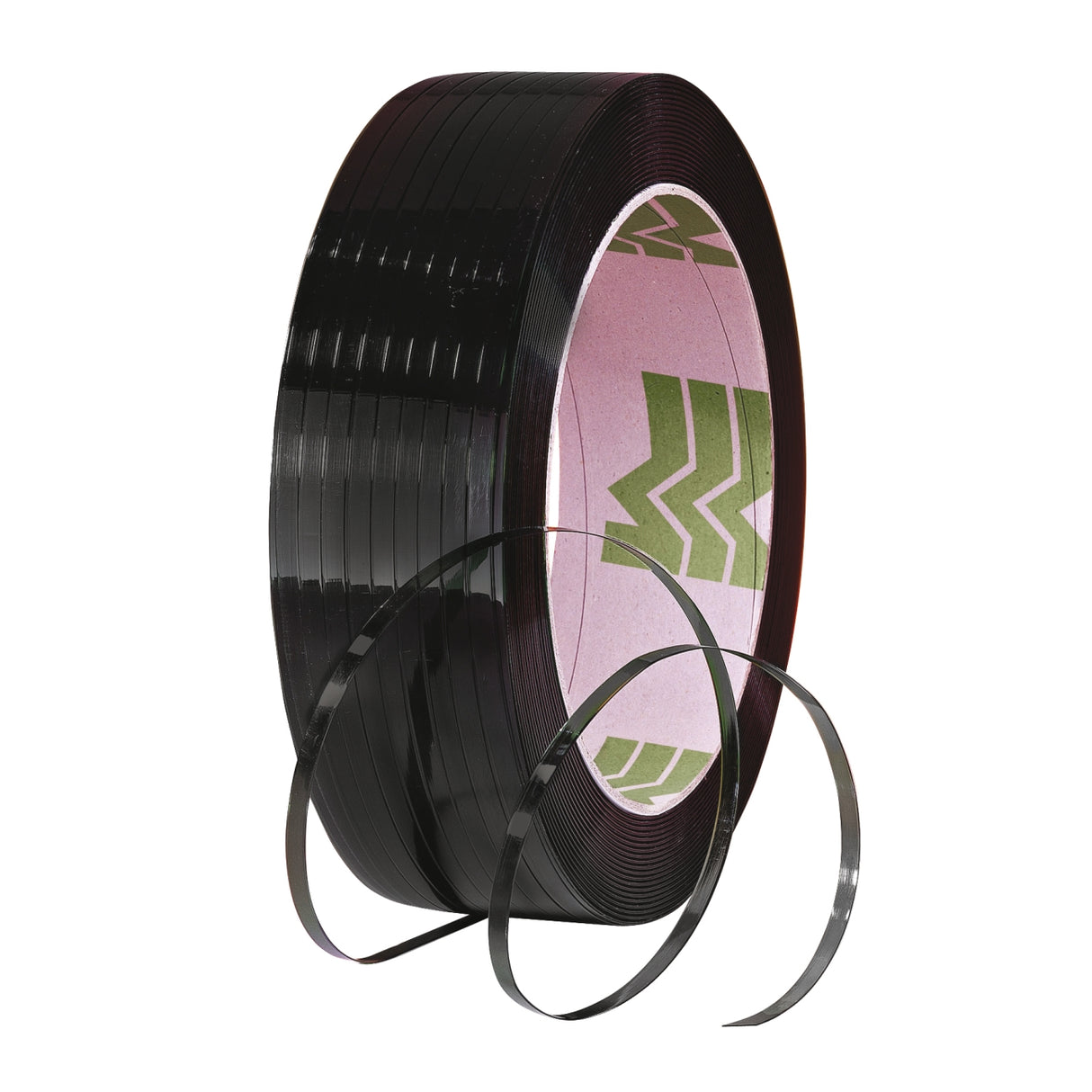 Curele din plastic din polipropilena PP negru zimtat 400 mm gaura rola - sefira.ro