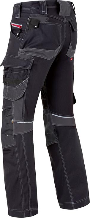 Pantaloni Attitude, marimea 48, negru/gri, HAVEP - sefira.ro