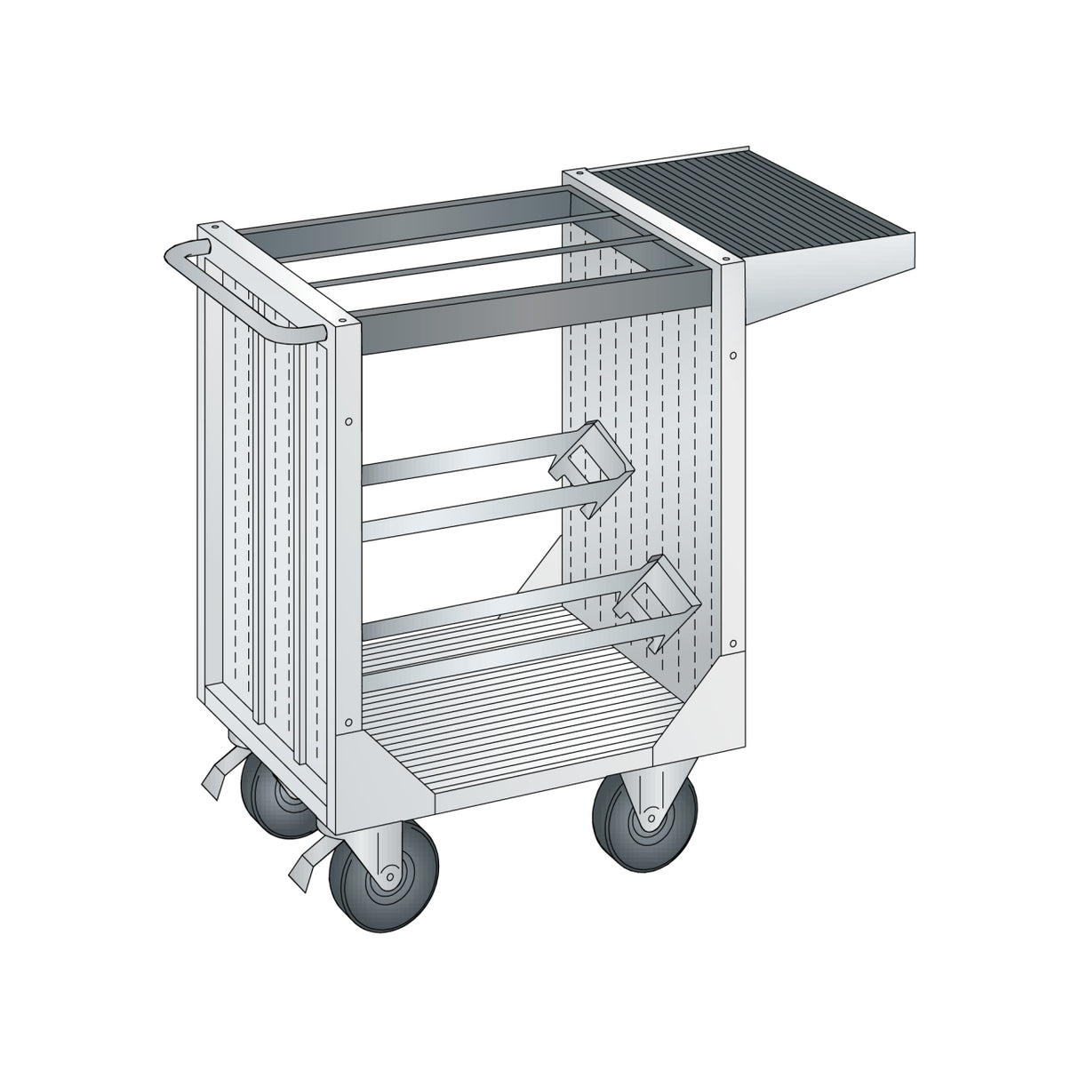 Carucioare NC pentru atelier NC 36x27 E LISTA 18.364-18.365-18.368 - sefira.ro