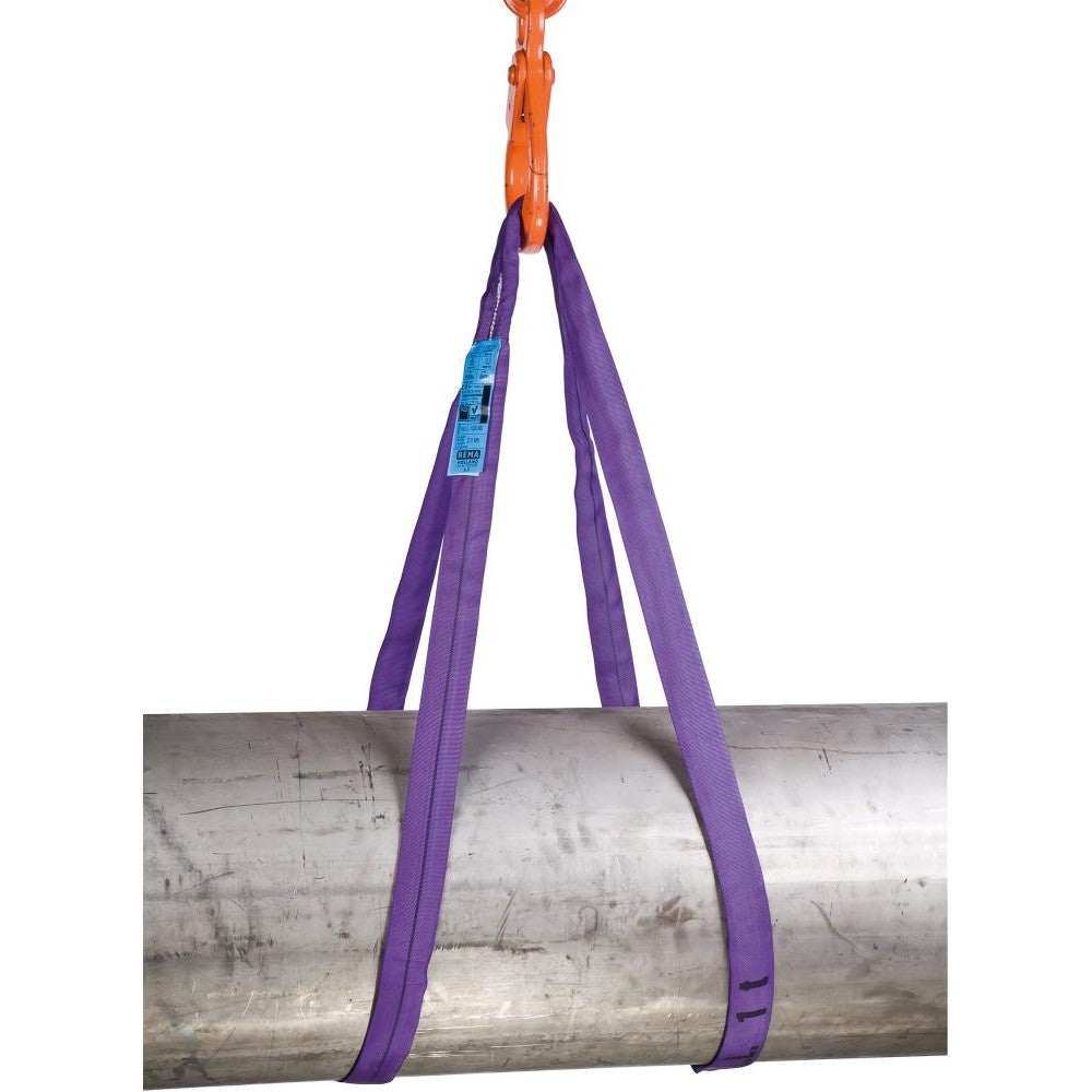 Chinga de ridicara circulara, tubulara, tip S5, 1000kg, violet, 0,5m, REMA - sefira.ro