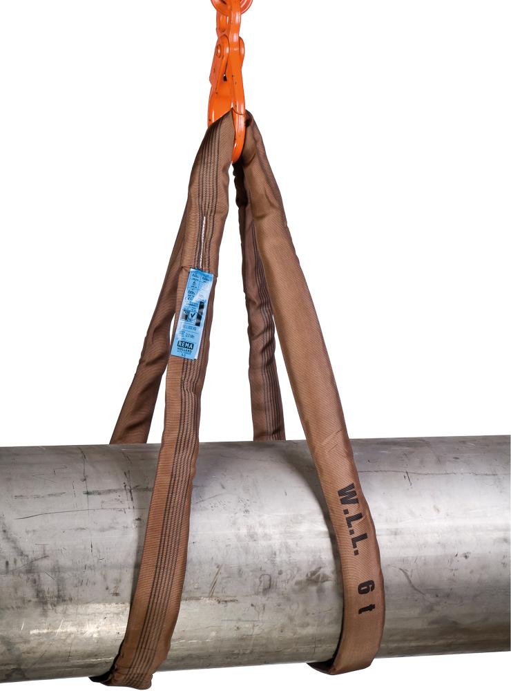 Chinga de ridicare circulatara, tubulara,tipS5, 5000kg, rosu, 1m, REMA - sefira.ro