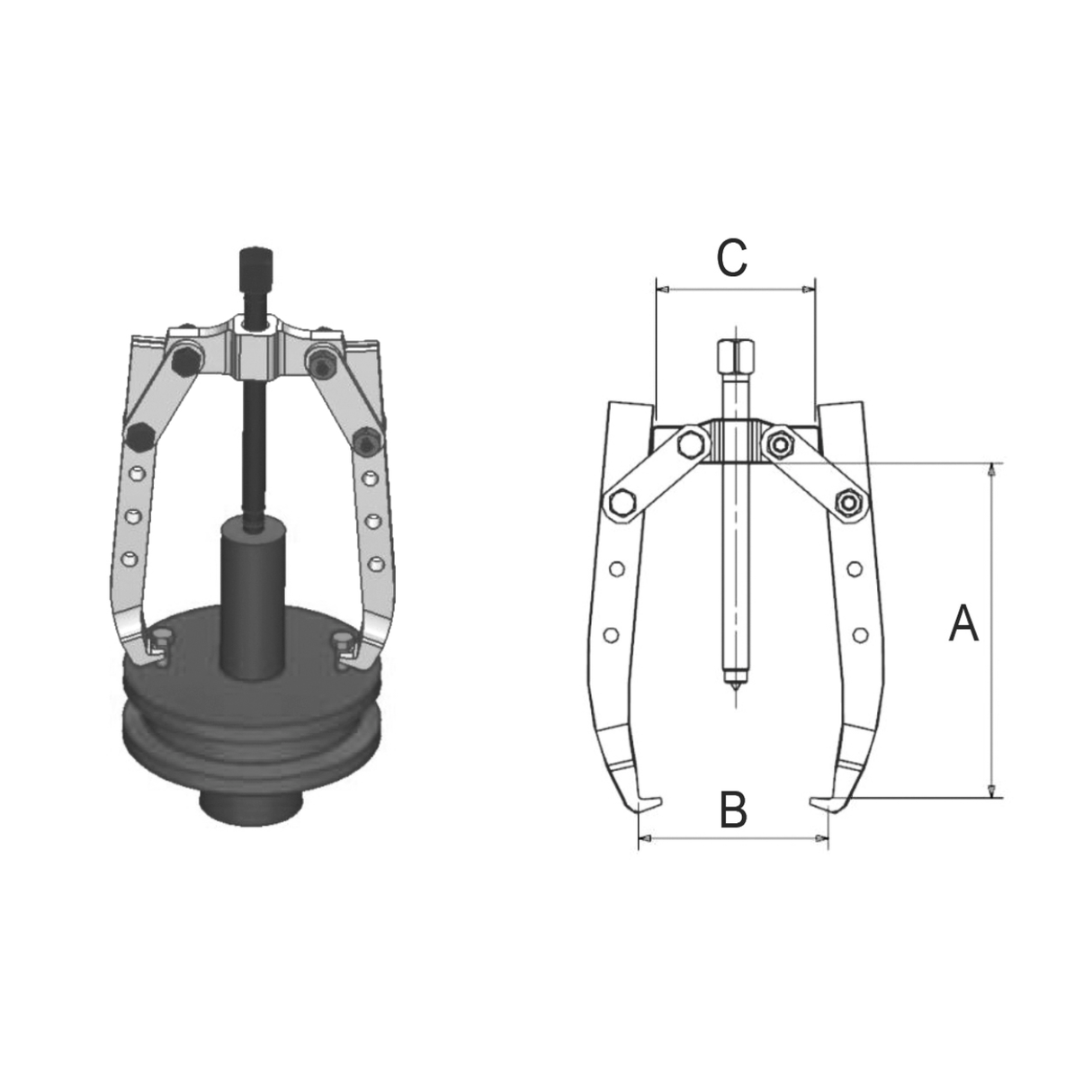 Extractoare mecanice cu doua falci reglabile pe inaltime WRK - sefira.ro