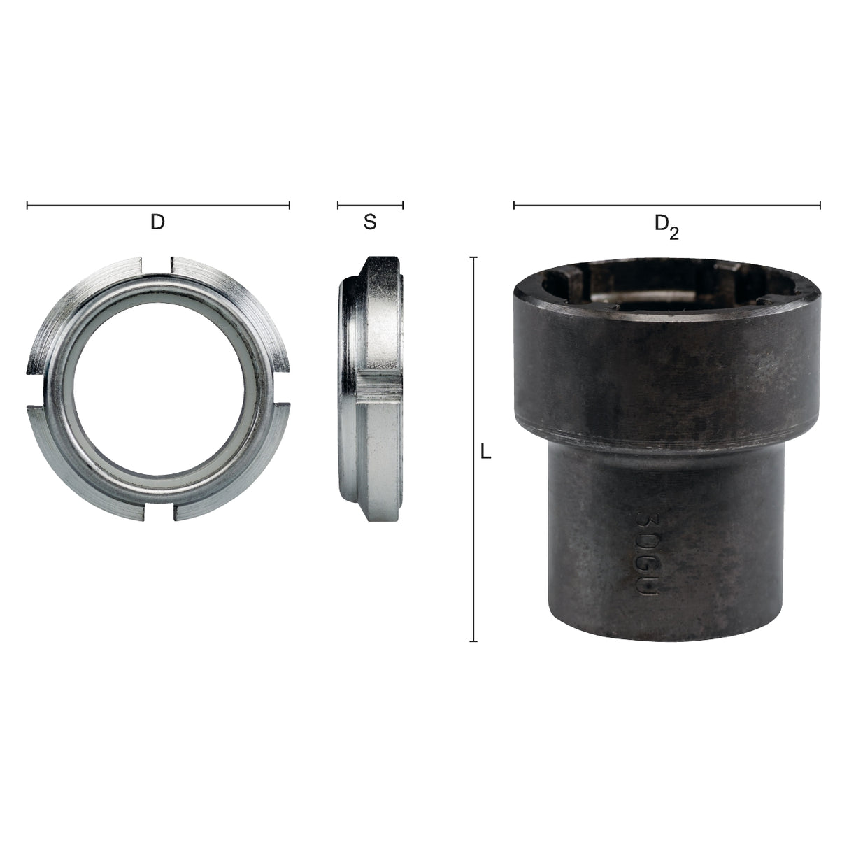 Chei tubulare pentru piulite cu inel autoblocant GUK WODEX WX1996 - sefira.ro
