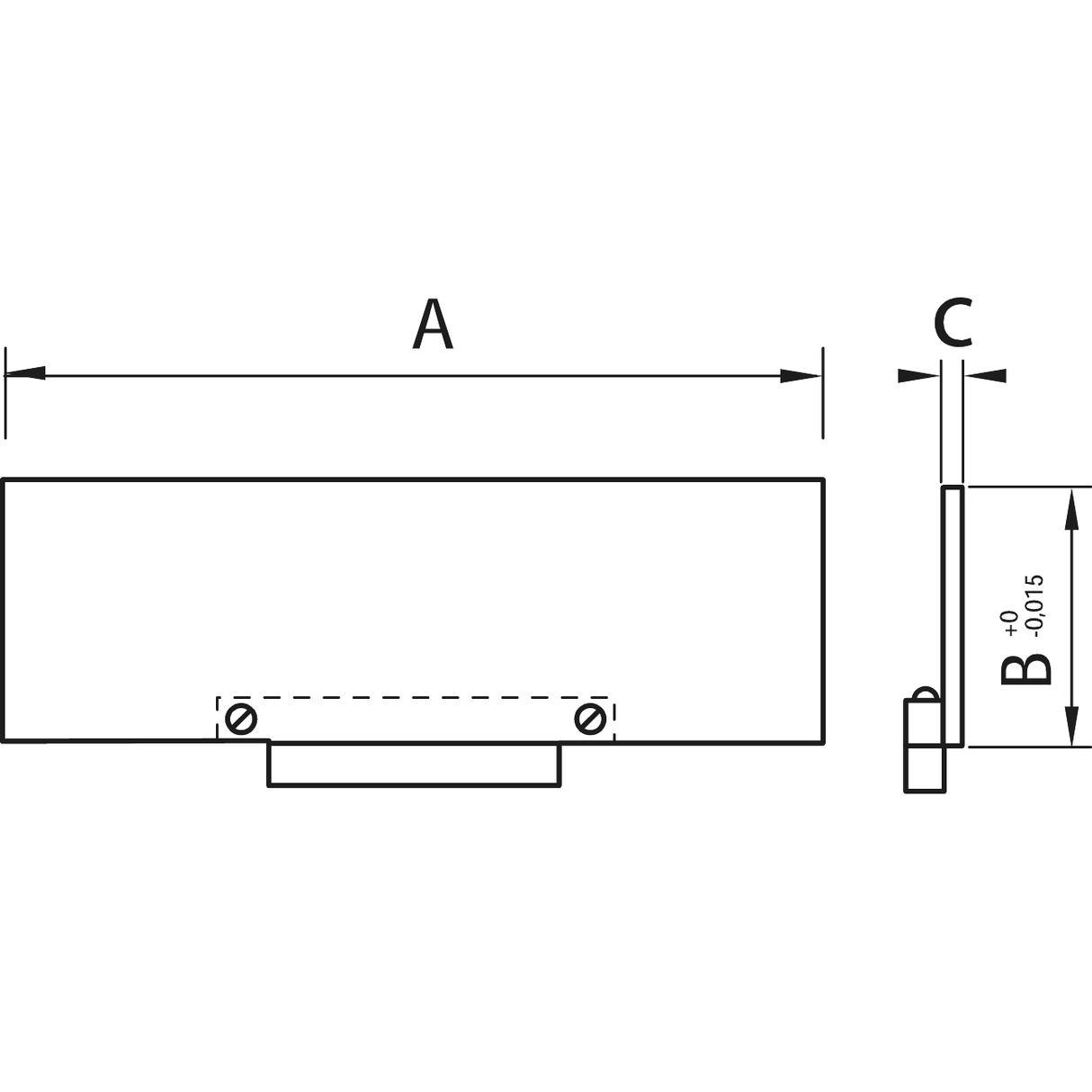 Paralele plate modulare cu schImbare rapida 196 OML CLAK - sefira.ro