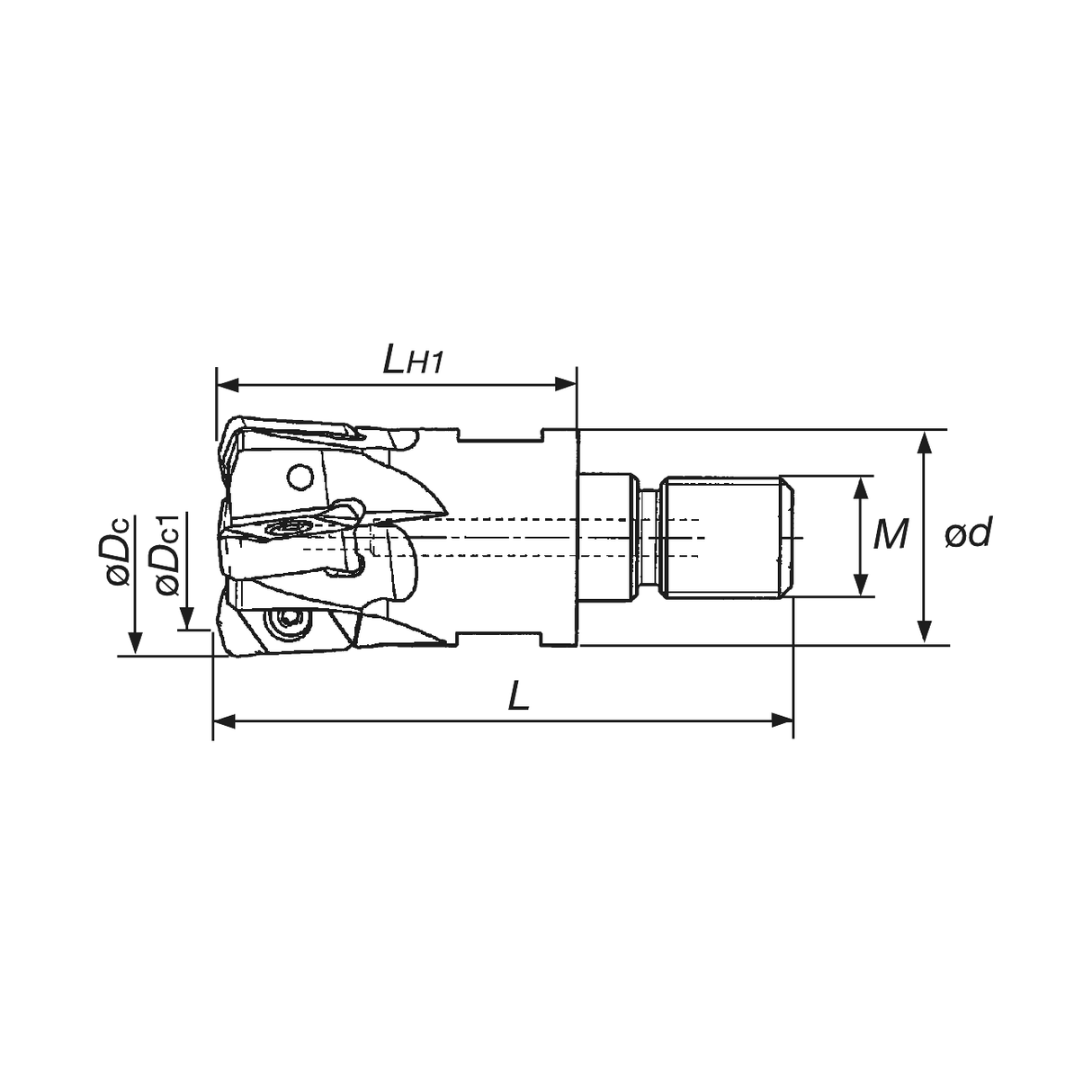 Freze cu avans mare Placute laterale duble cu tija cilindrica lunga cu surub TUNGALOY DOFEEDMINI - sefira.ro