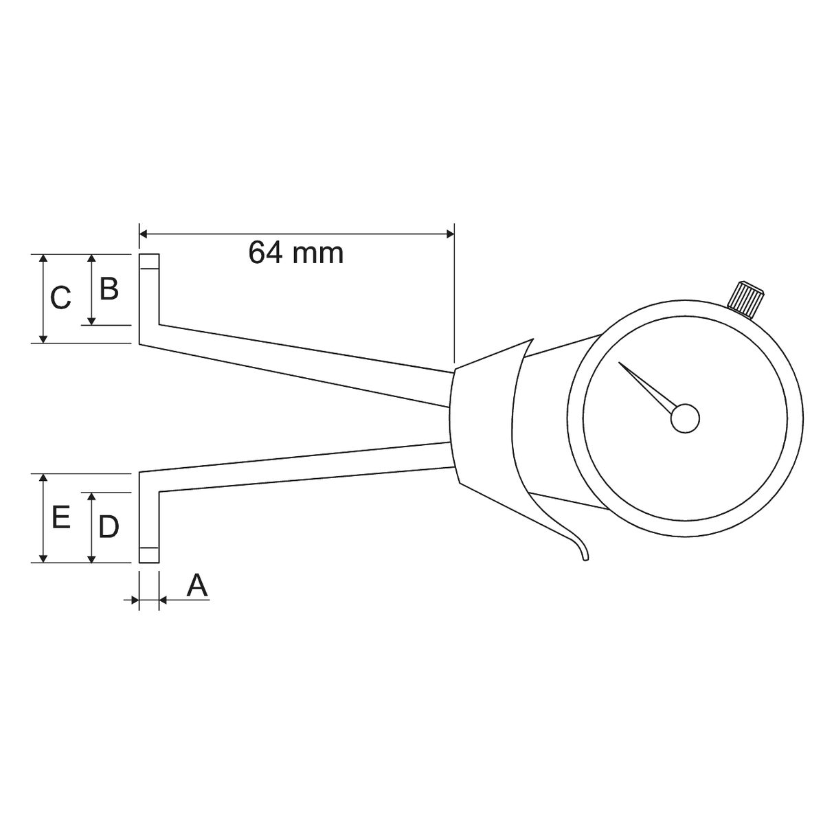 Manometre cu Ceas pentru masuratori interne DELTAS - sefira.ro