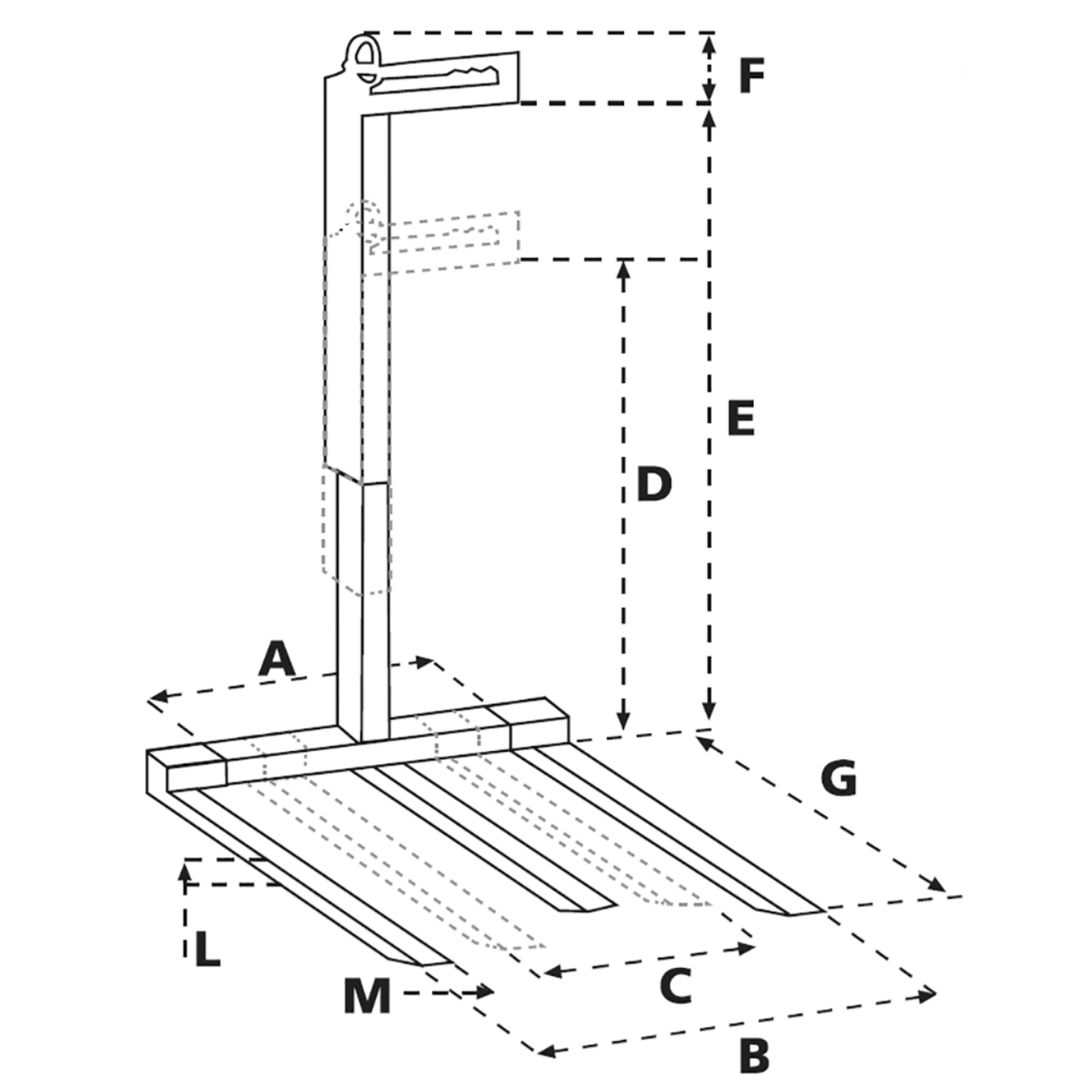 Furci telescopice cu echilibrare manuala B-HANDLING - sefira.ro
