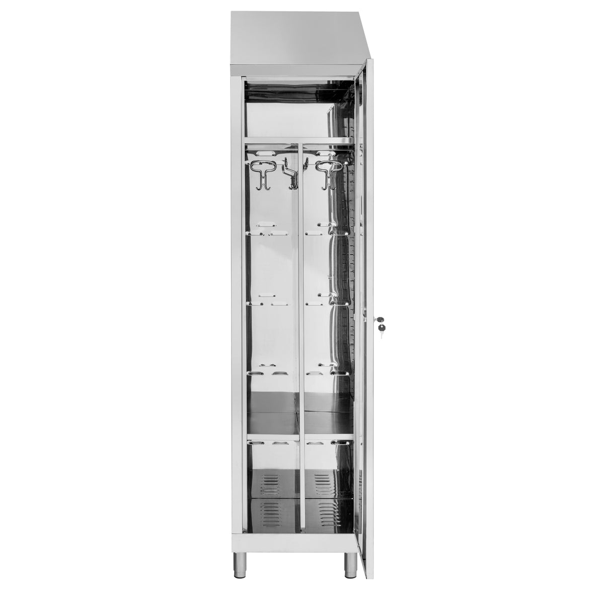 Dulapuri pentru haine murdare / curate din otel inoxidabil AISI 430 - sefira.ro