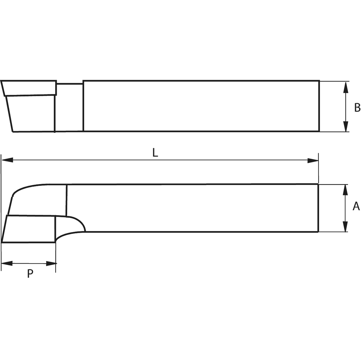 Unelte brazate pentru strunjire externa KERFOLG BRAZER ISO 6 - sefira.ro