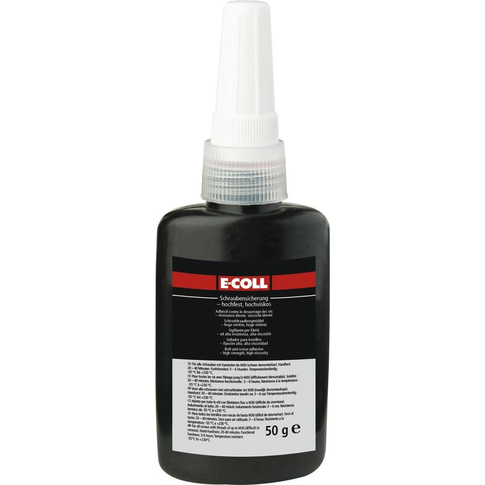 Adeziv pentru filet de teava cu rezistenta mare - vascozitate mare, tub 0.05 kg, E-COLL - sefira.ro