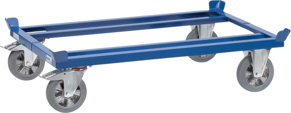 Carucior sasiu pentru paleti simpli si containere cu grilaj, 12000x800mm, 500kg, FETRA - sefira.ro