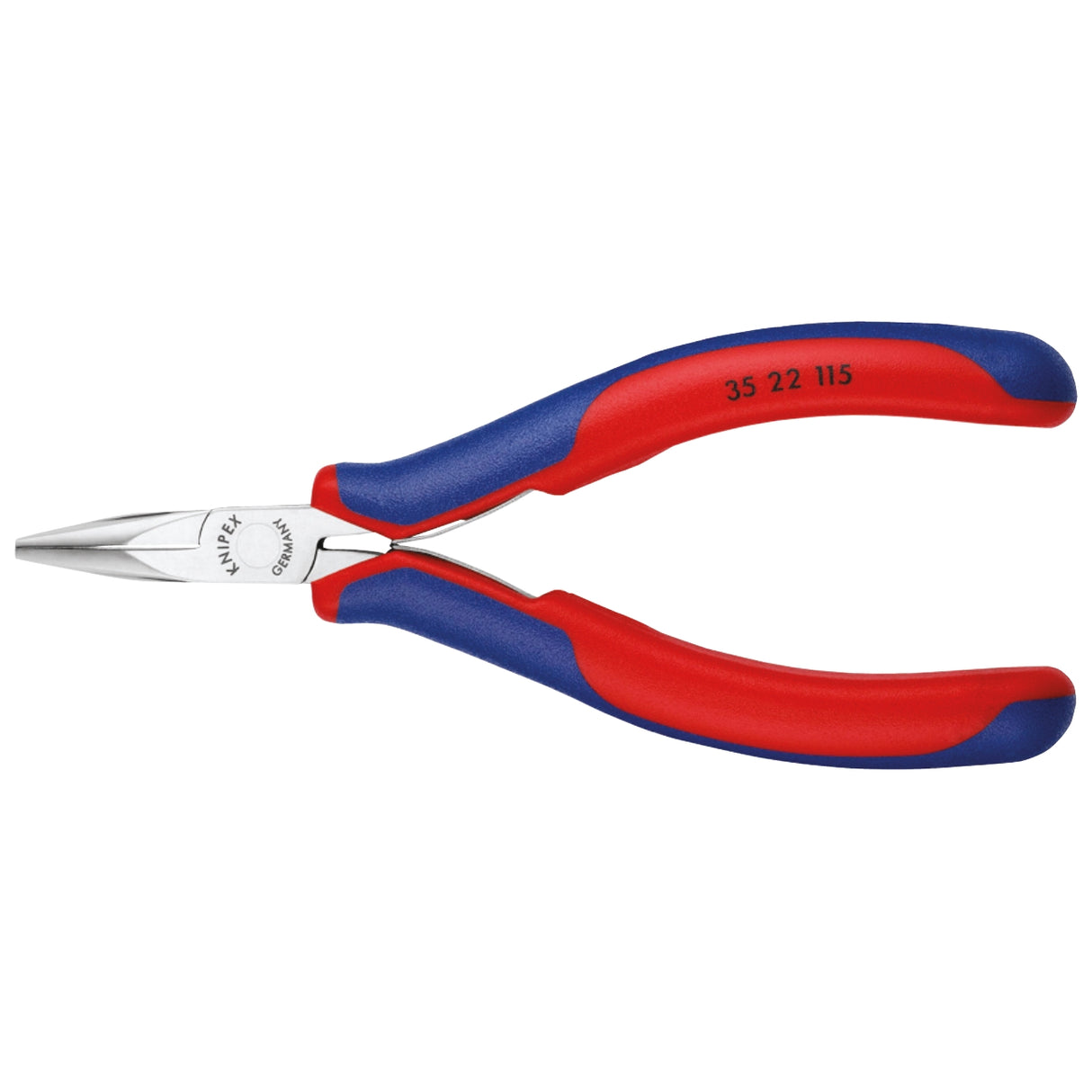 Cleste cu nas semirotund pentru mecanici KNIPEX 35 22 115 - sefira.ro