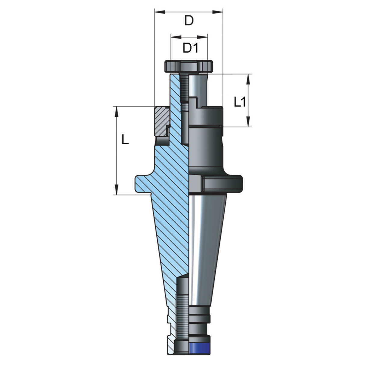 Mandrina suport moara cu coaja combinata DIN 2080 EROGLU - sefira.ro